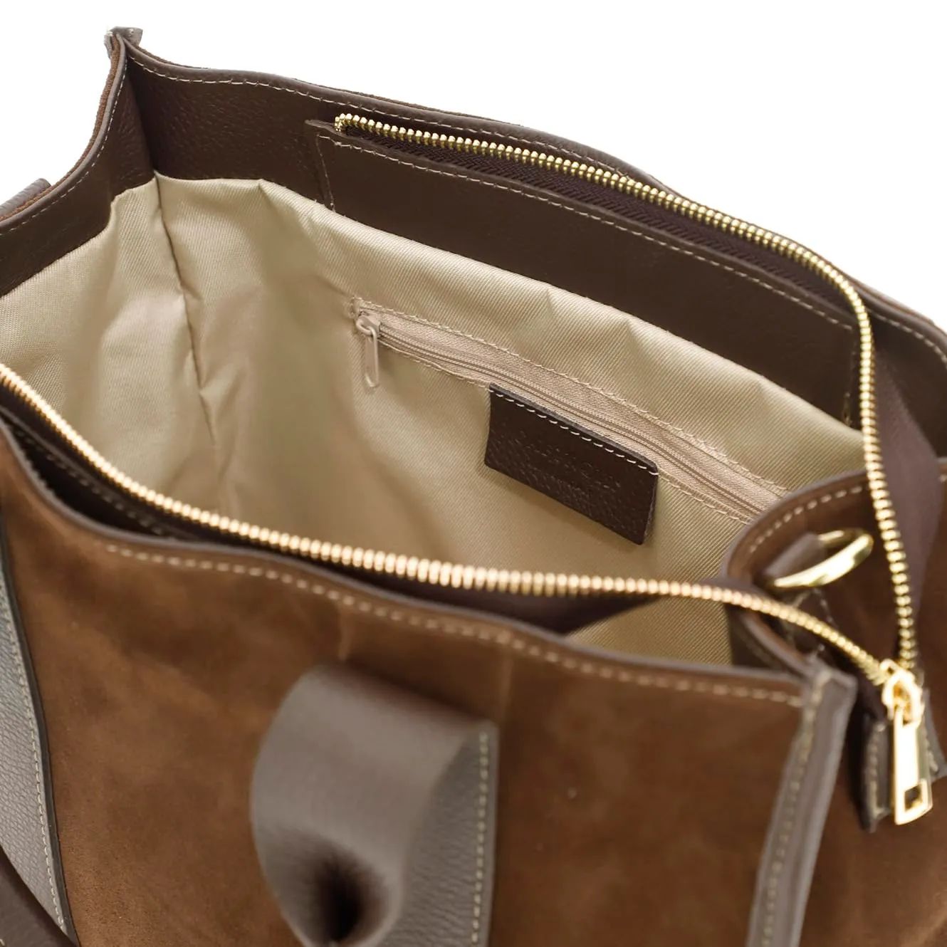 CafèNoir Camoscio Martellata Borsa Moro
