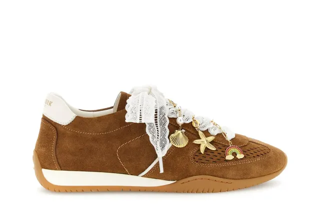 CafèNoir Sneakers Camoscio Traforato Cuoio Donna