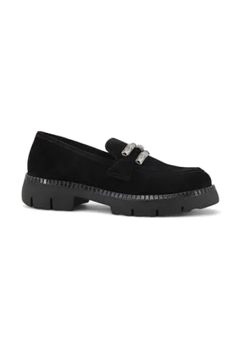 CafèNoir Mocassino Donna Pelle Scamosciata Morsetto
