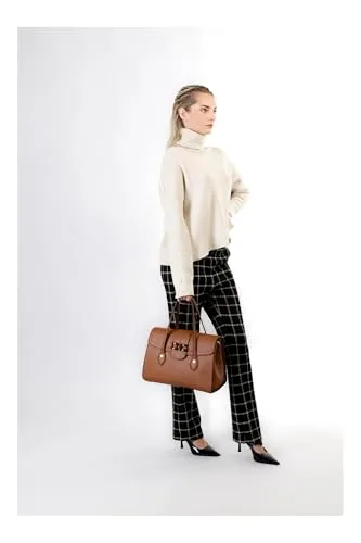 CafèNoir Shopping Pattina Morsetto Borsa Marrone Calamita
