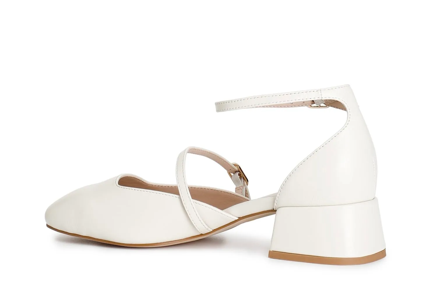 CafèNoir Décolleté Nappa Osso Tacco 4 cm Laccio