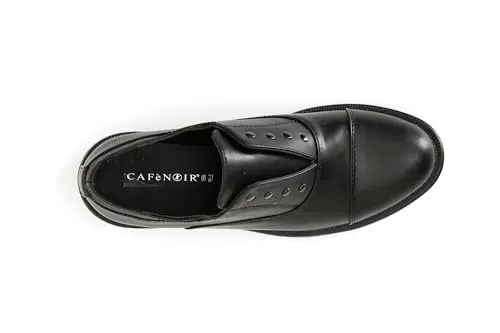 CafèNoir Francesina similpelle borchie derby nero