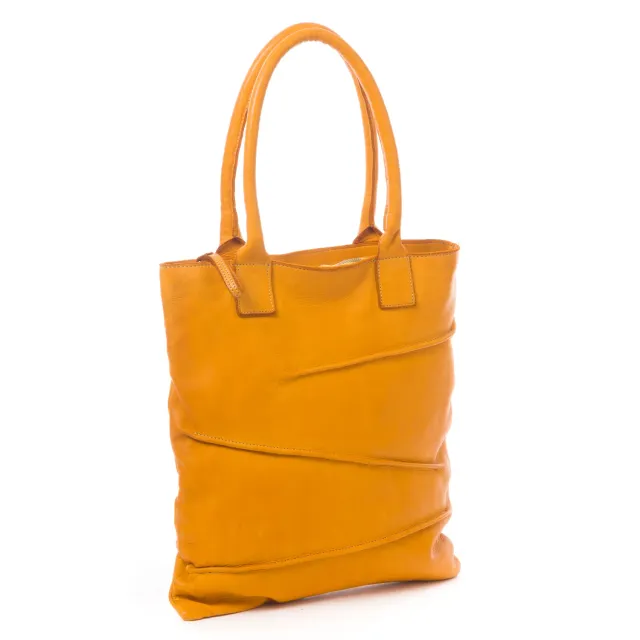 La Via Firenze Butter 2406 Bea borsa spalla pelle gialla