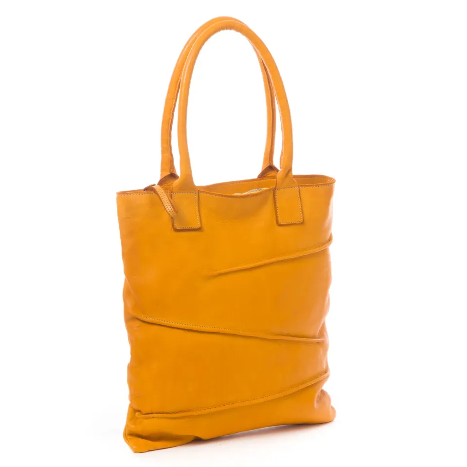 La Via Firenze Butter 2406 Bea borsa spalla pelle gialla