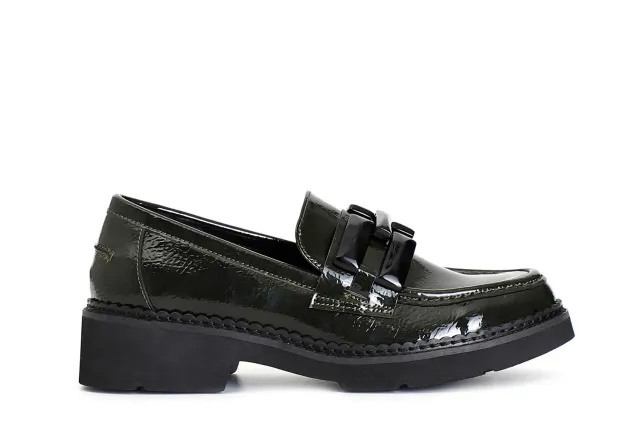 CafèNoir Mocassino Donna Vernice Morsetto Nero