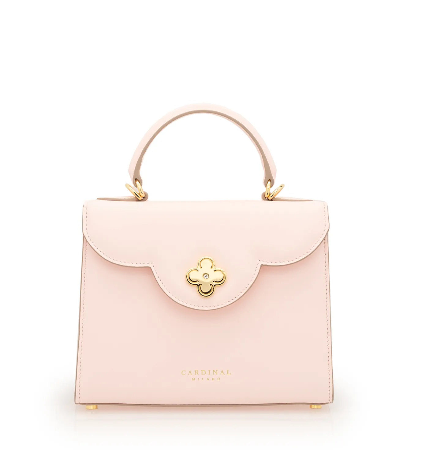 Cardinal Milano First Lady Small Pink borsa pelle rosa