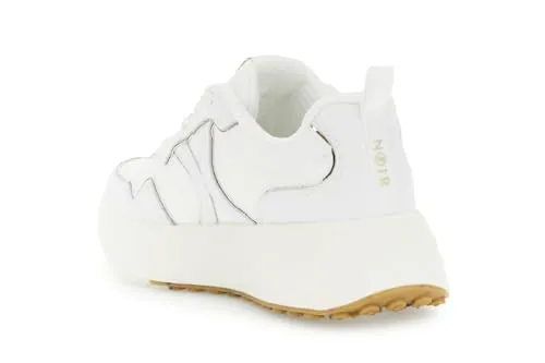 CafèNoir Sneakers Tessuto Pelle Bianche Donna 36 EU