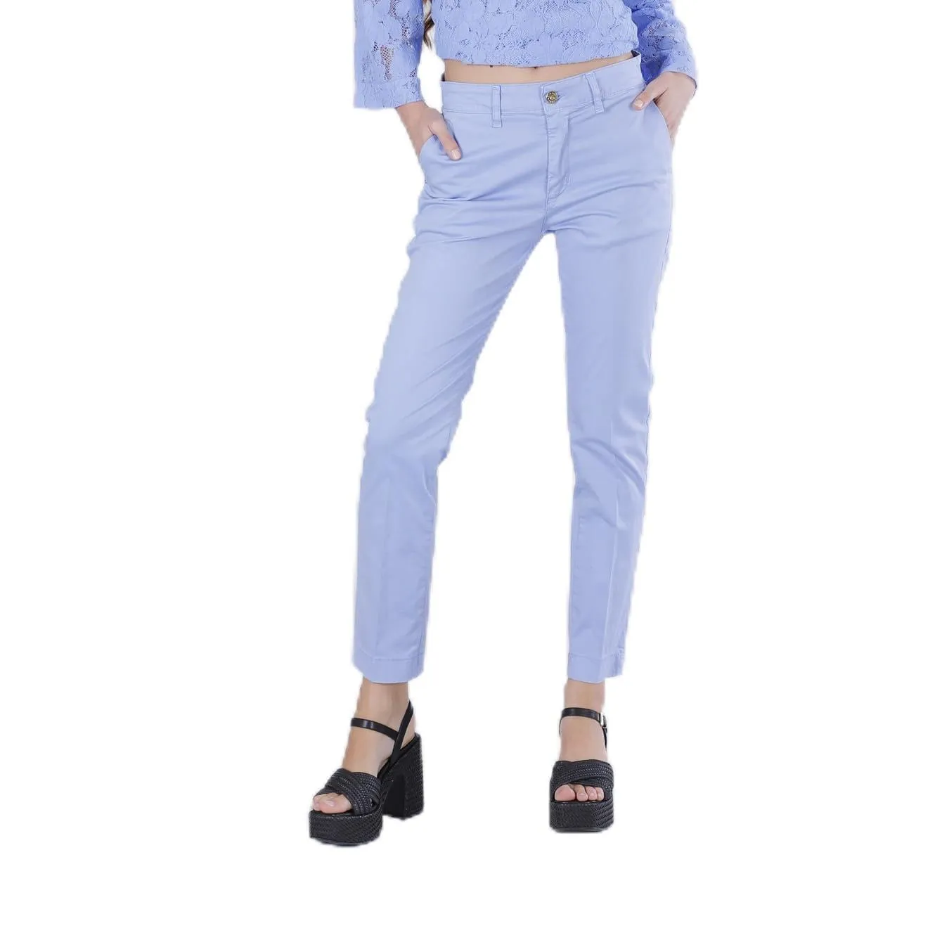 CafèNoir Sigaretta Tinto Capo pantaloni donna in cotone