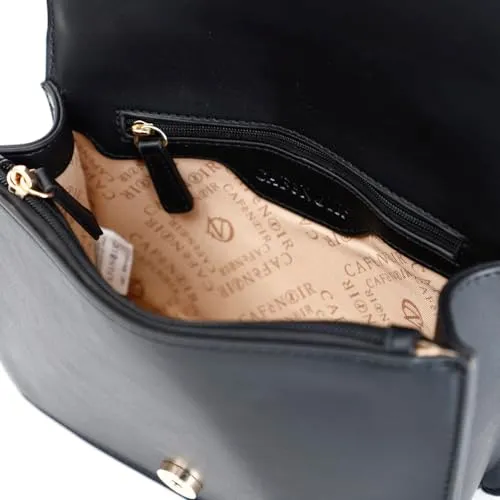 CafèNoir Minibag Donna Trapuntata Borchie Nera