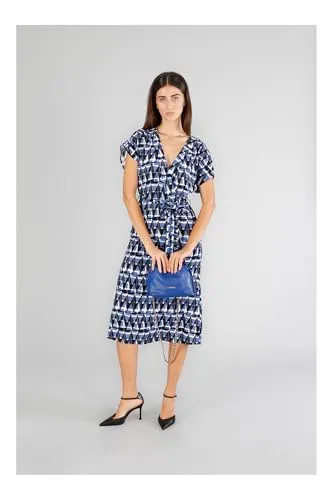 CafèNoir Minibag Coulisse Borsa a Tracolla Blu Catena