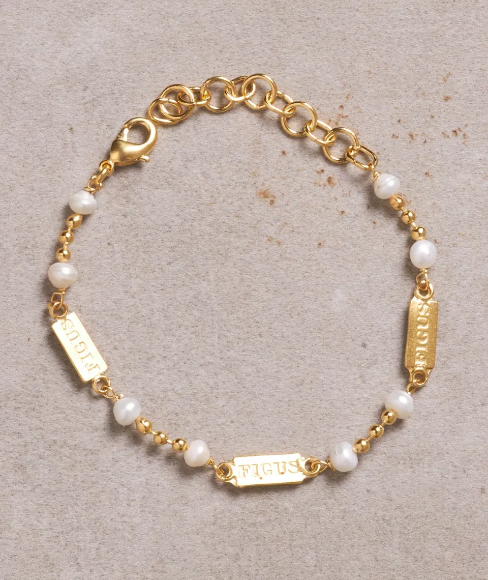 Figus Toilet Perla Gold bracciale oro regolabile 17-21cm