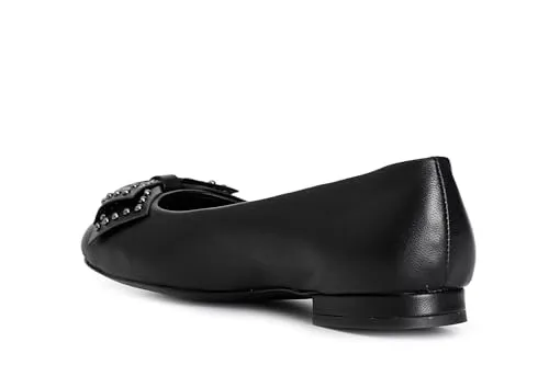 CafèNoir Ballerine Pelle Fiocco Borchie