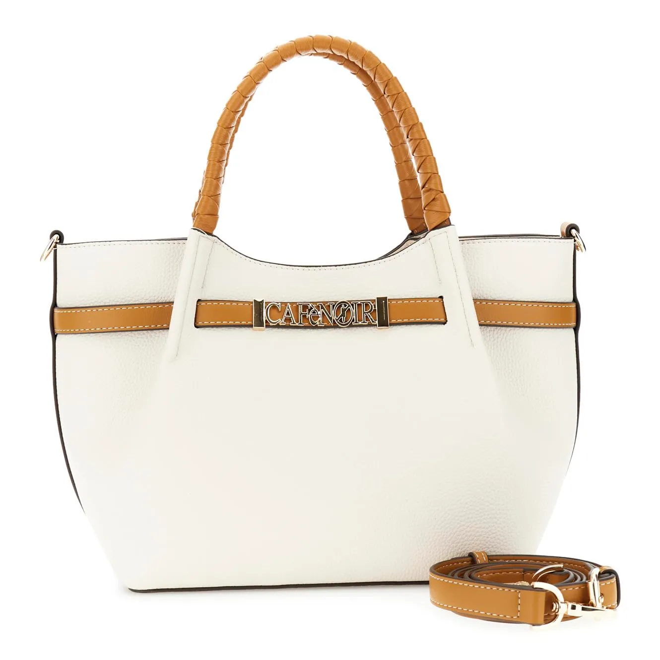 CafèNoir Shopping Bag Pieghe Donna Nera Effetto Pelle