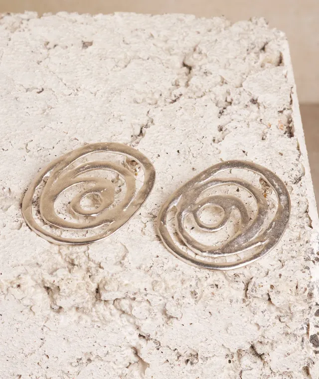 Figus Spirale Silver orecchini argento anallergici