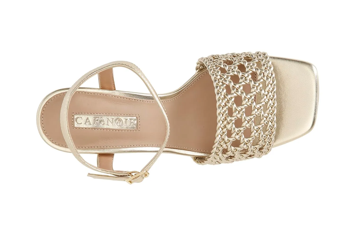 CafèNoir Traforata sandali donna pelle tacco 8,3 cm