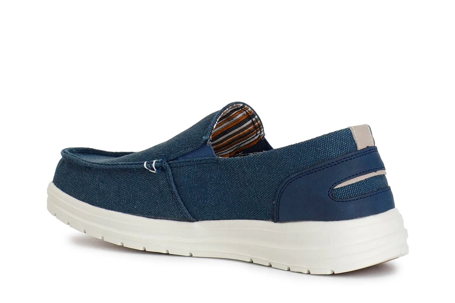 CafèNoir Mocassini Uomo Tessuto Blu Taglia 40 EU