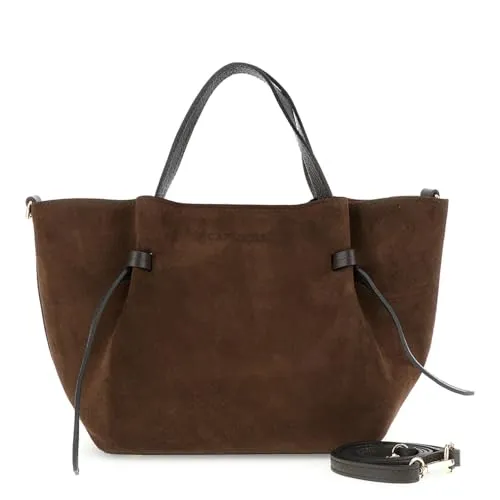 CafèNoir Tote Pelle Scamosciata Pochette Donna