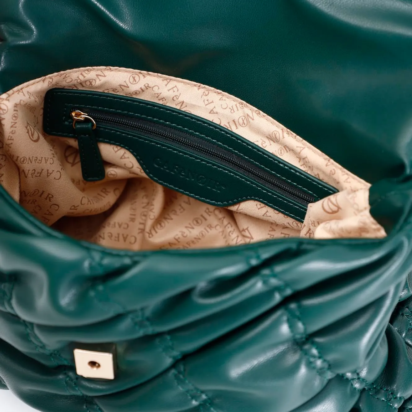 CafèNoir Borsa Pattina Goffrata borsa donna verde onesize