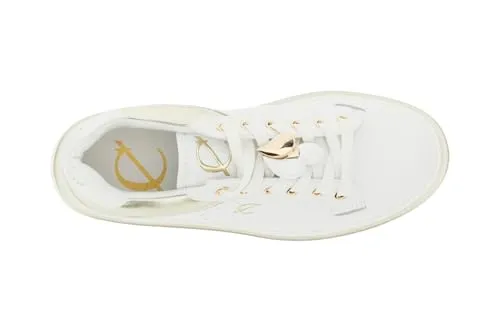 CafèNoir Sneakers Pelle Donna Bianco Oro 39 EU