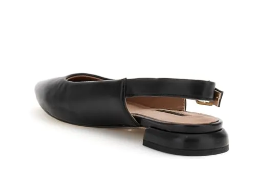 CafèNoir Ballerine Pelle Laccio Punta 2 cm