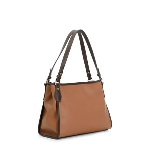 CafèNoir Shopping Effetto Martellato Cuoio con Zip