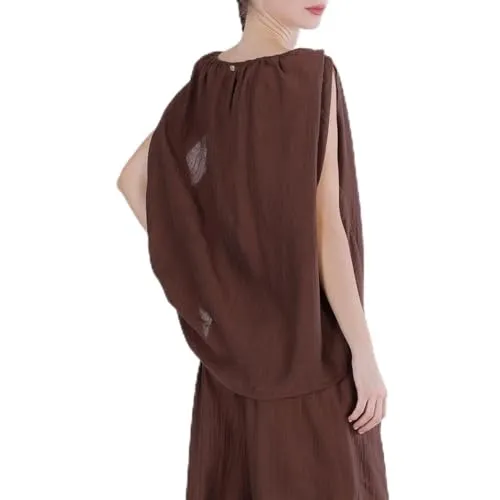 CafèNoir Blusa Giromanica Ampio Espresso M