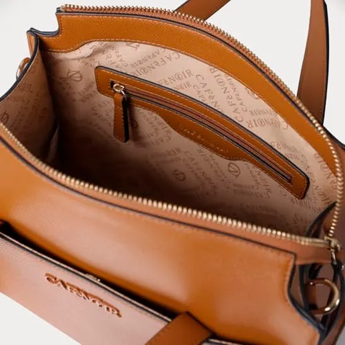 CafèNoir Bauletto Saffiano Bauletto Cuoio Charms