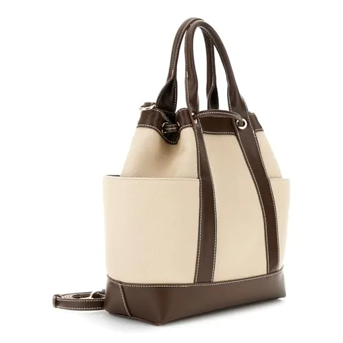CafèNoir Secchiello Bauletto Moro Beige Effetto Canvas