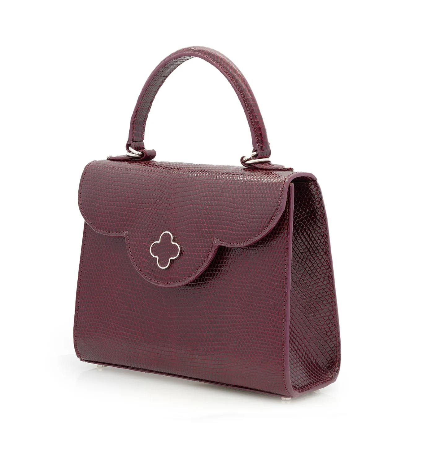 Cardinal Milano First Lady borsa lucertola bordeaux