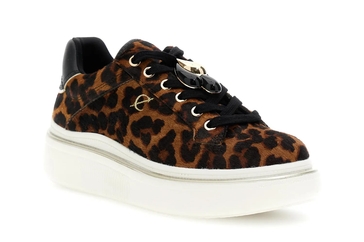 CafèNoir Sneakers pelle cavallino maculato 39 platform