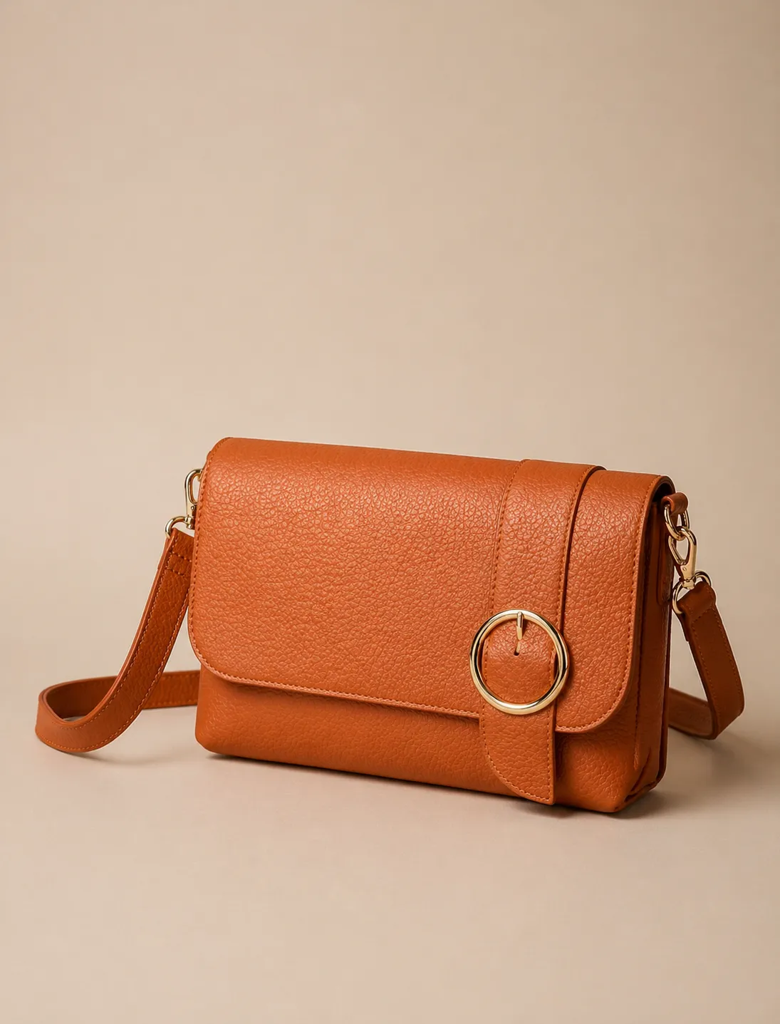 Figus Ele clutch pelle tracolla asimmetrica
