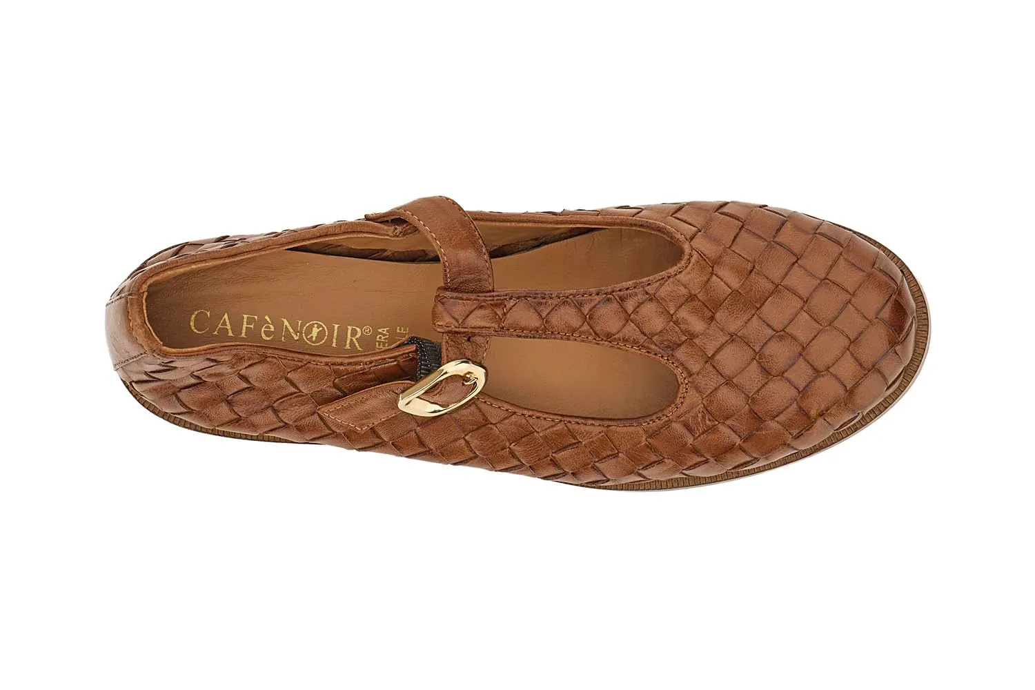 CafèNoir Ballerine Pelle Intrecciata Donna Motivo A T