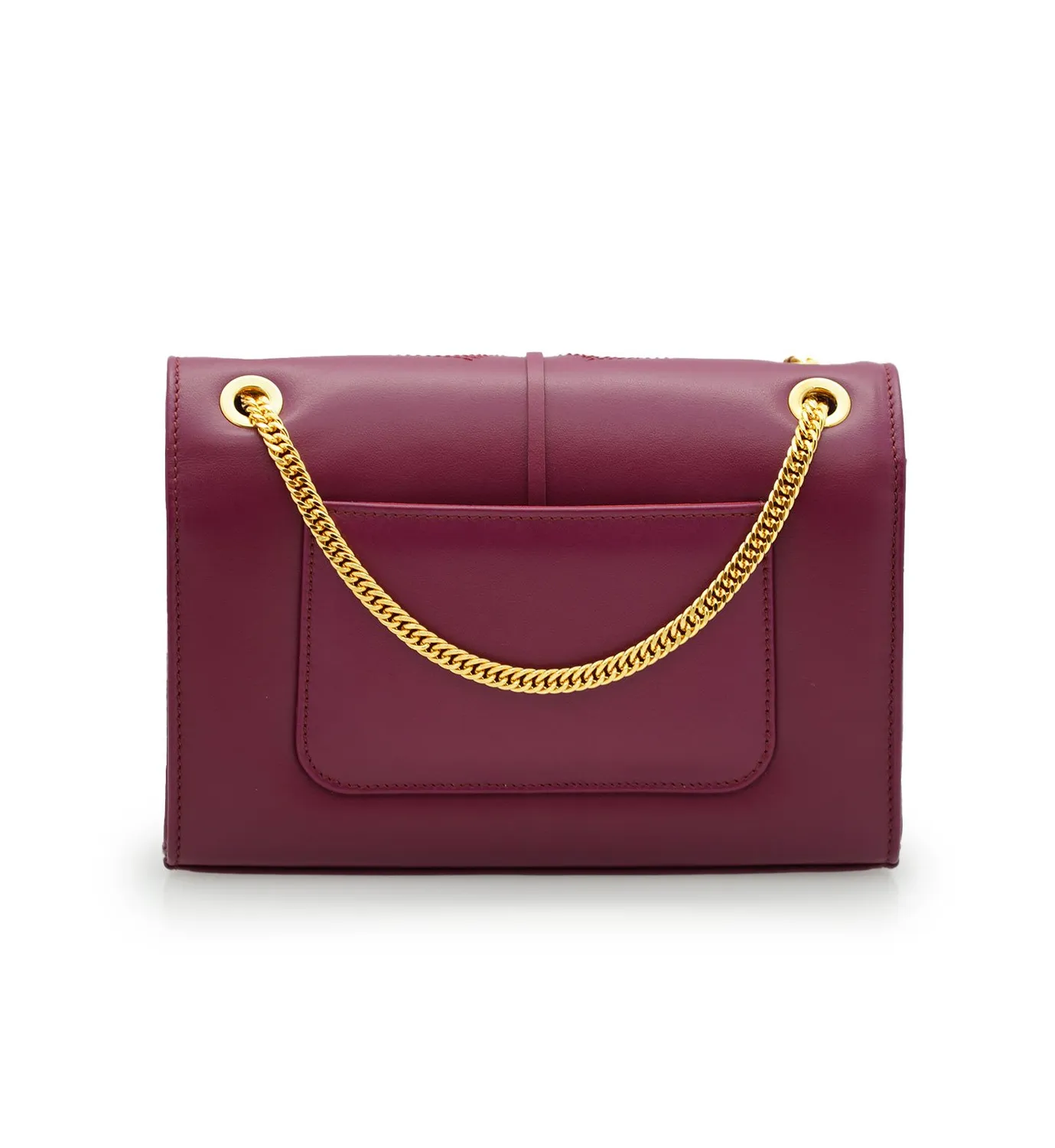 Cardinal Milano Milady borsa spalla prugna liscia