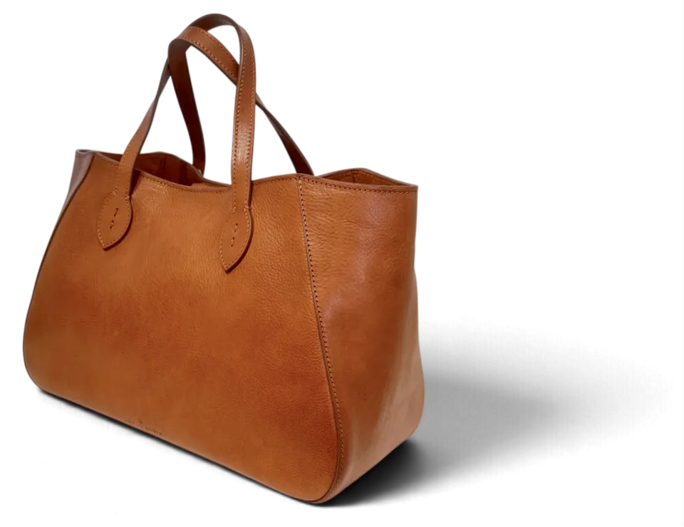 Aigin Milano Pure Leather Form Tote Pelle Naturale