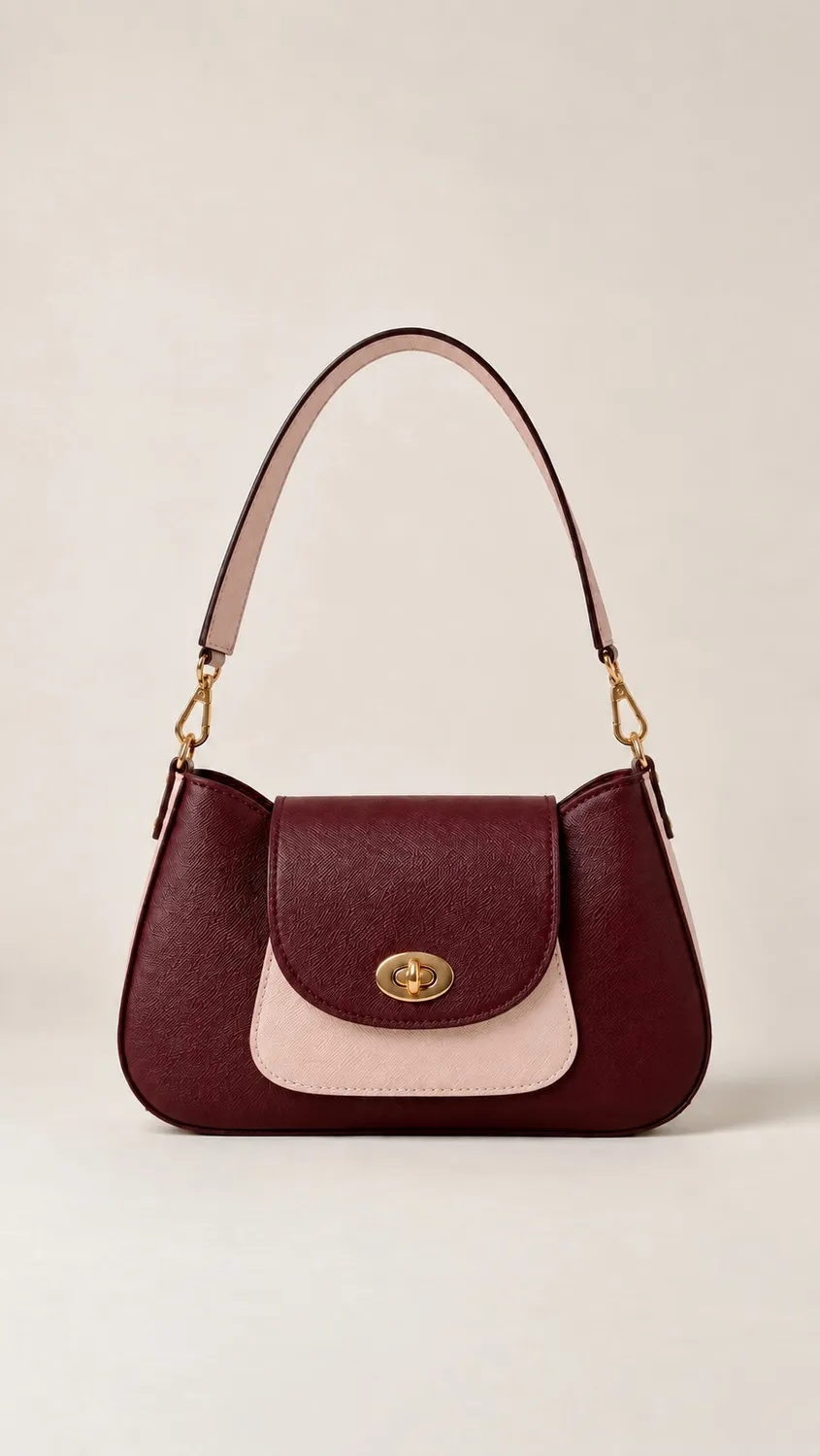 Figus Moon Bag borsa pelle bordeaux rosso