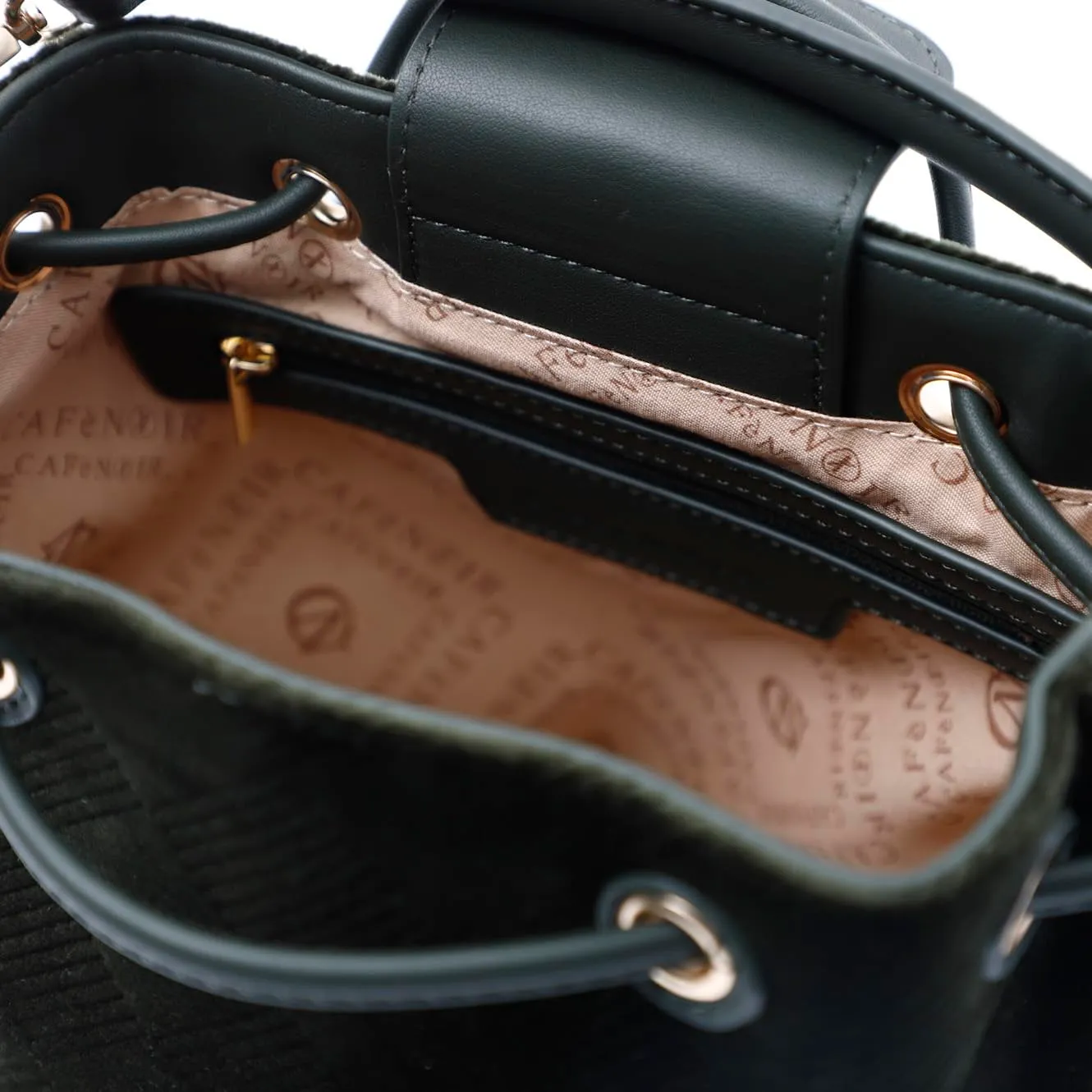 CafèNoir Secchiello Velluto Donna Verde Coulisse