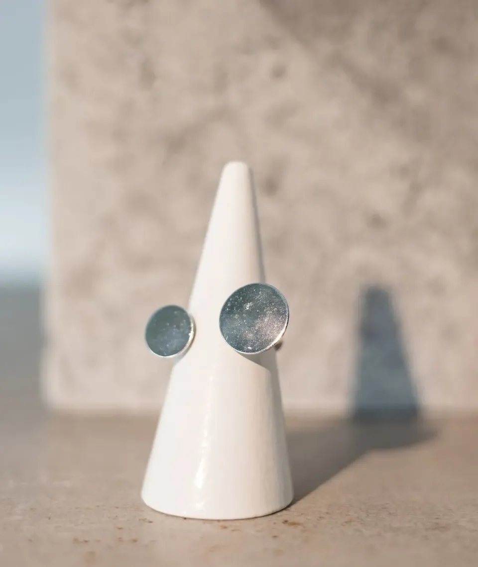 Figus Miami Mini anello argento regolabile