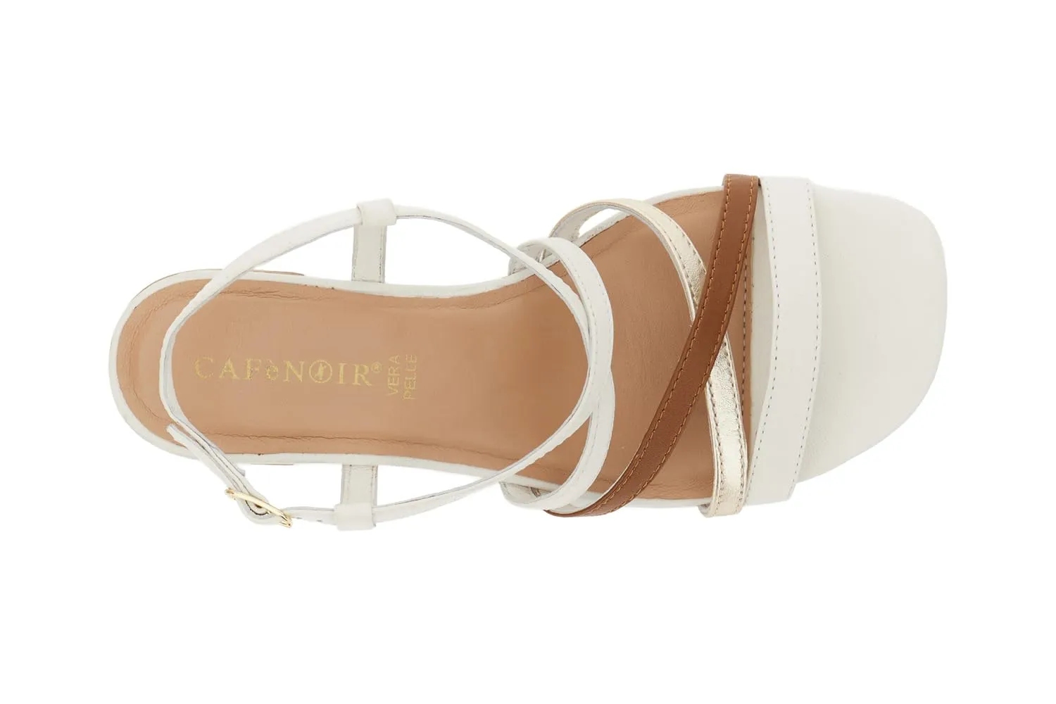 CafèNoir Multifibbie Borchie Sandali Pelle Donna 39 EU