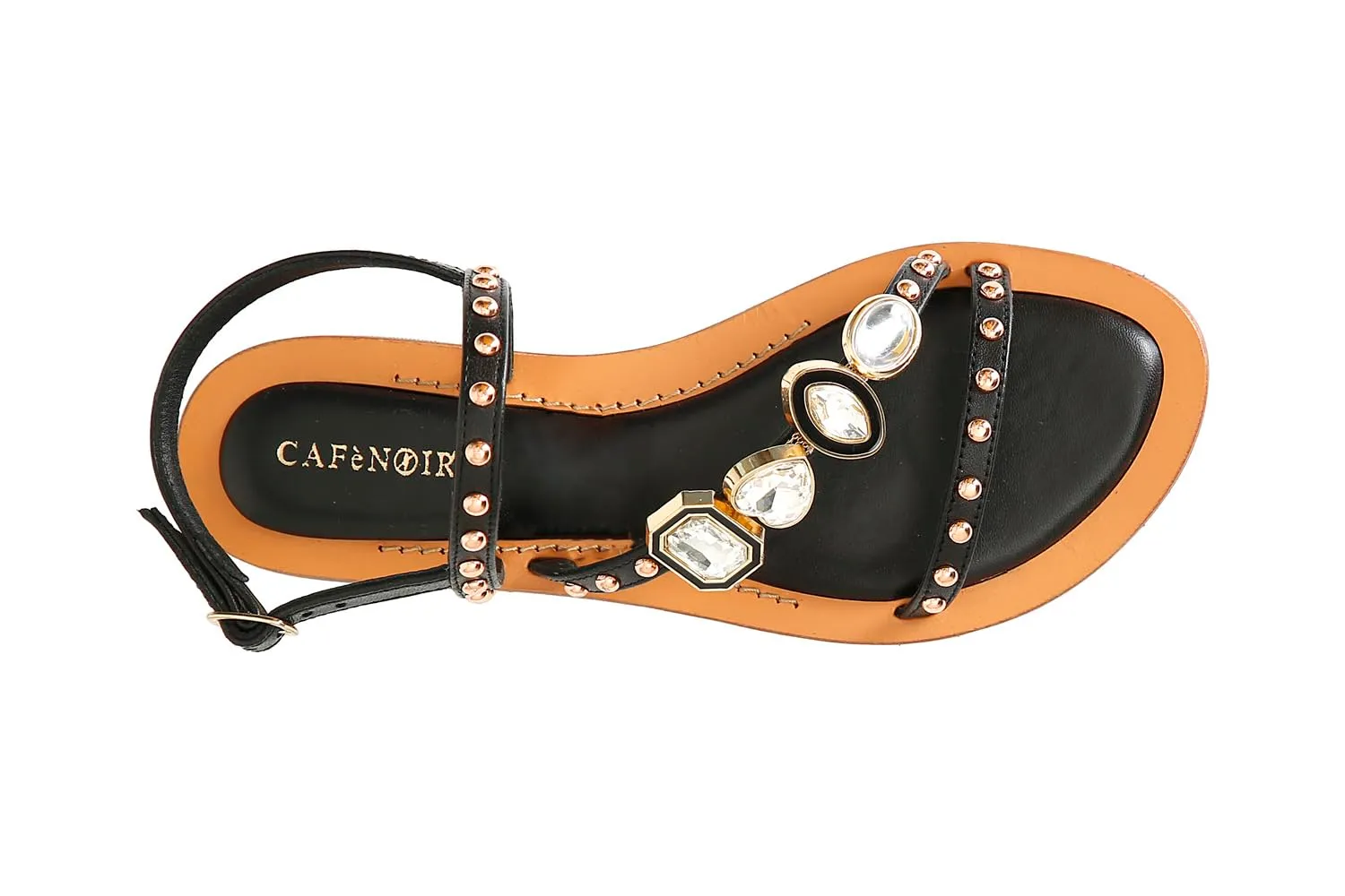 CafèNoir Sandali Nappa Asimmetrici Donna 39 Nero