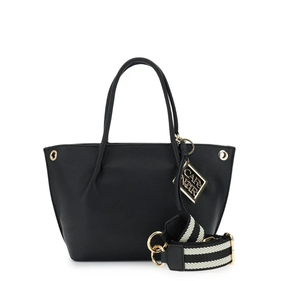 CafèNoir Tote Donna Tracolla Removibile Nera
