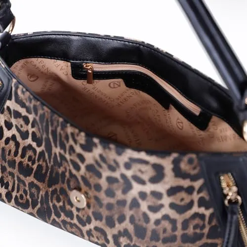 CafèNoir Spalla Pattina Leopardo Borsa a Spalla Animalier
