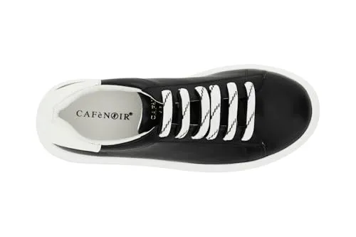 CafèNoir Pelle sneaker donna pelle suola 50 mm casual