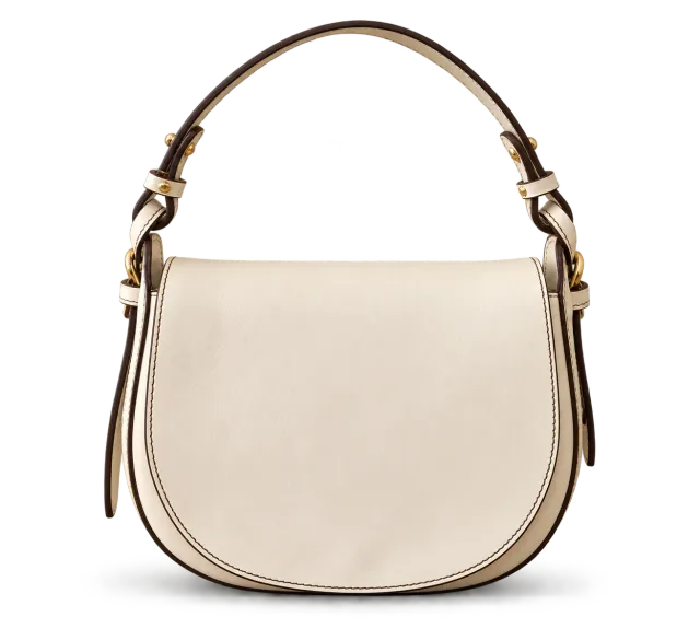 Aigin Milano Shaped in Leather crossbody borsa compatta pelle