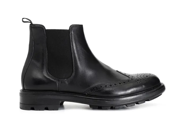 CafèNoir C1RF2001 tronchetto uomo pelle stile Oxford