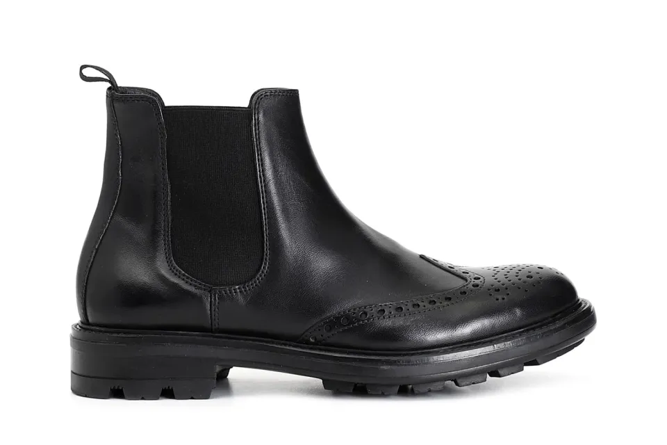 CafèNoir C1RF2001 tronchetto uomo pelle stile Oxford