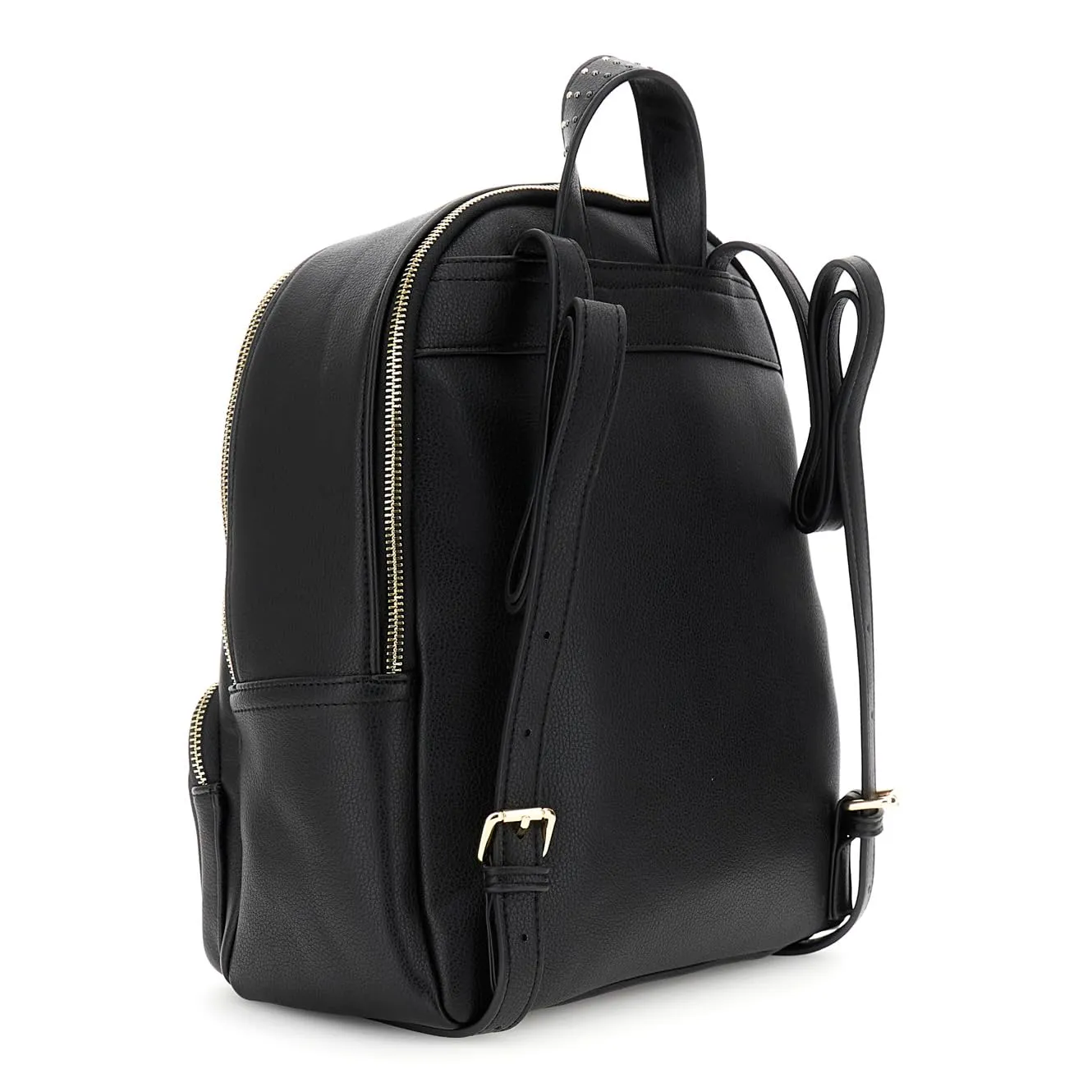 CafèNoir Zaino Donna Nero Borchie Doppia Zip