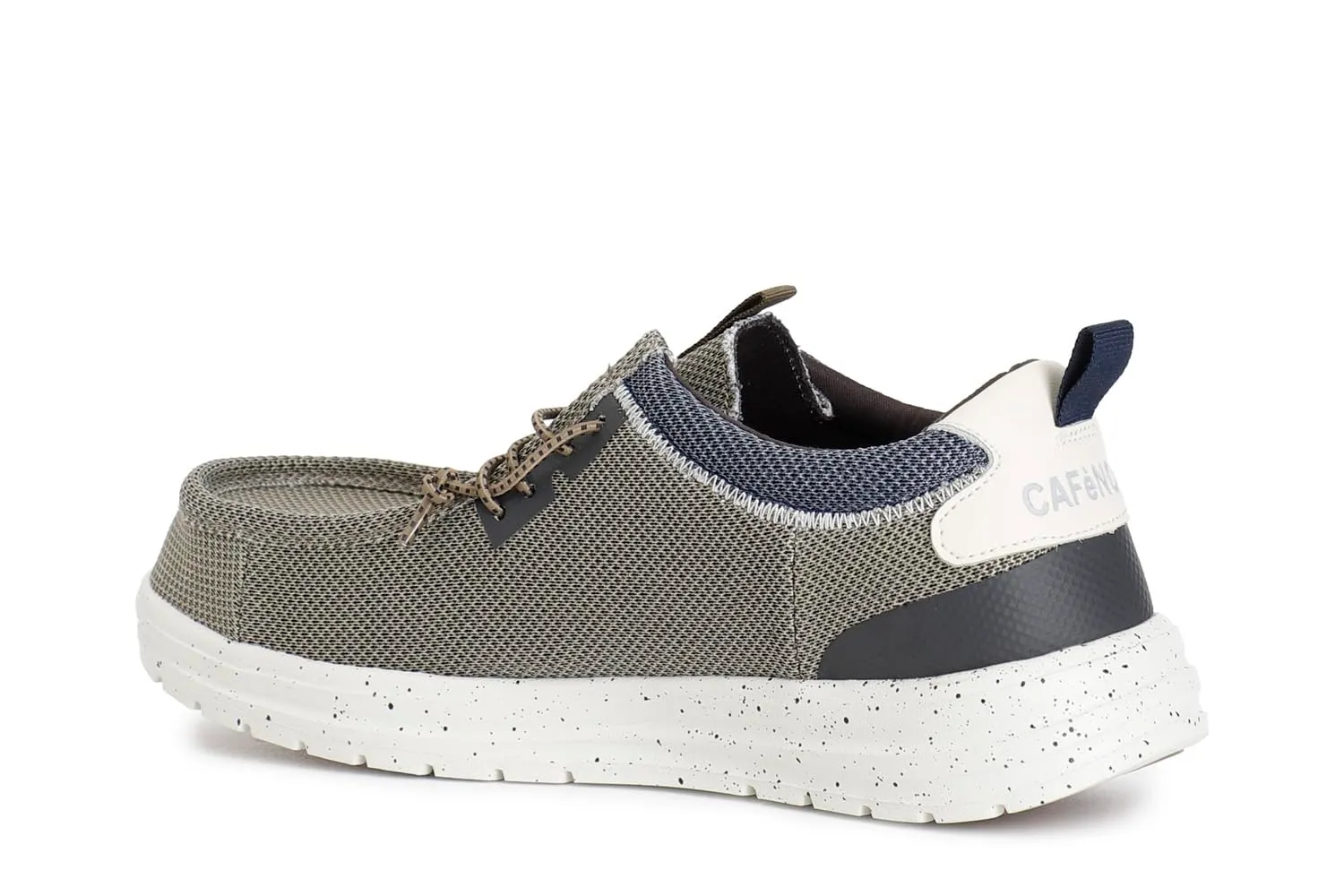 CafèNoir Scarpe da Barca Uomo in Canvas Navy