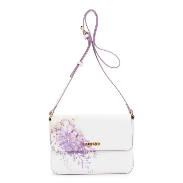 CafèNoir Borsa a spalla donna stampa macro fiore