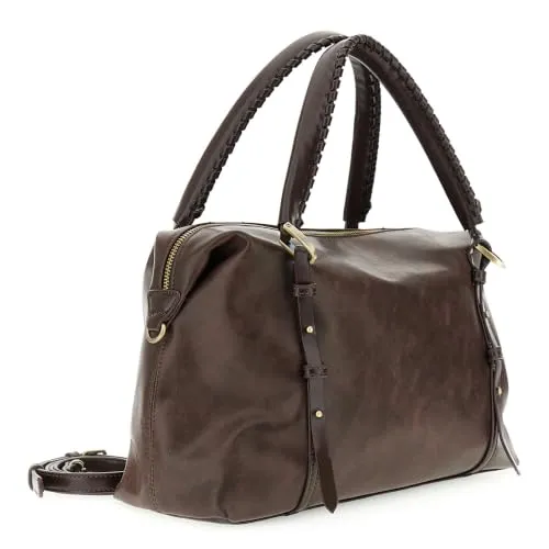 CafèNoir Shopping Bag Effetto Pelle Testa di Moro
