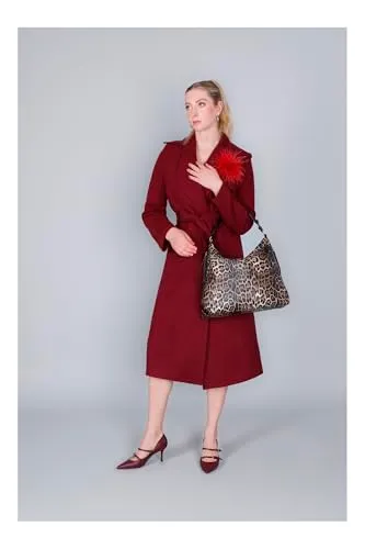 CafèNoir Sacca Leopardo Animalier Borsa Morbida